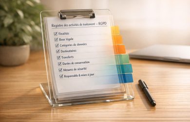 Checklist : créer un registre des traitements conforme