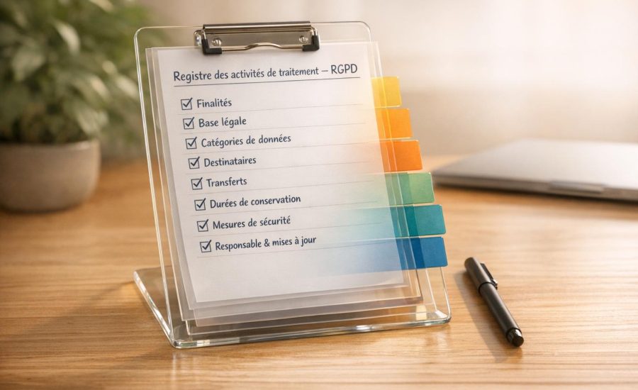 Checklist : créer un registre des traitements conforme