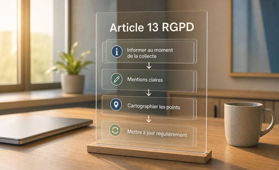 Comment respecter l'article 13 RGPD