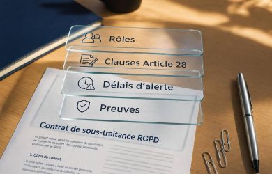Guide complet : contrats de sous-traitance RGPD