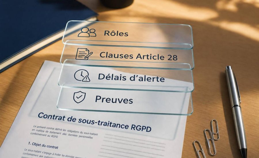 Guide complet : contrats de sous-traitance RGPD